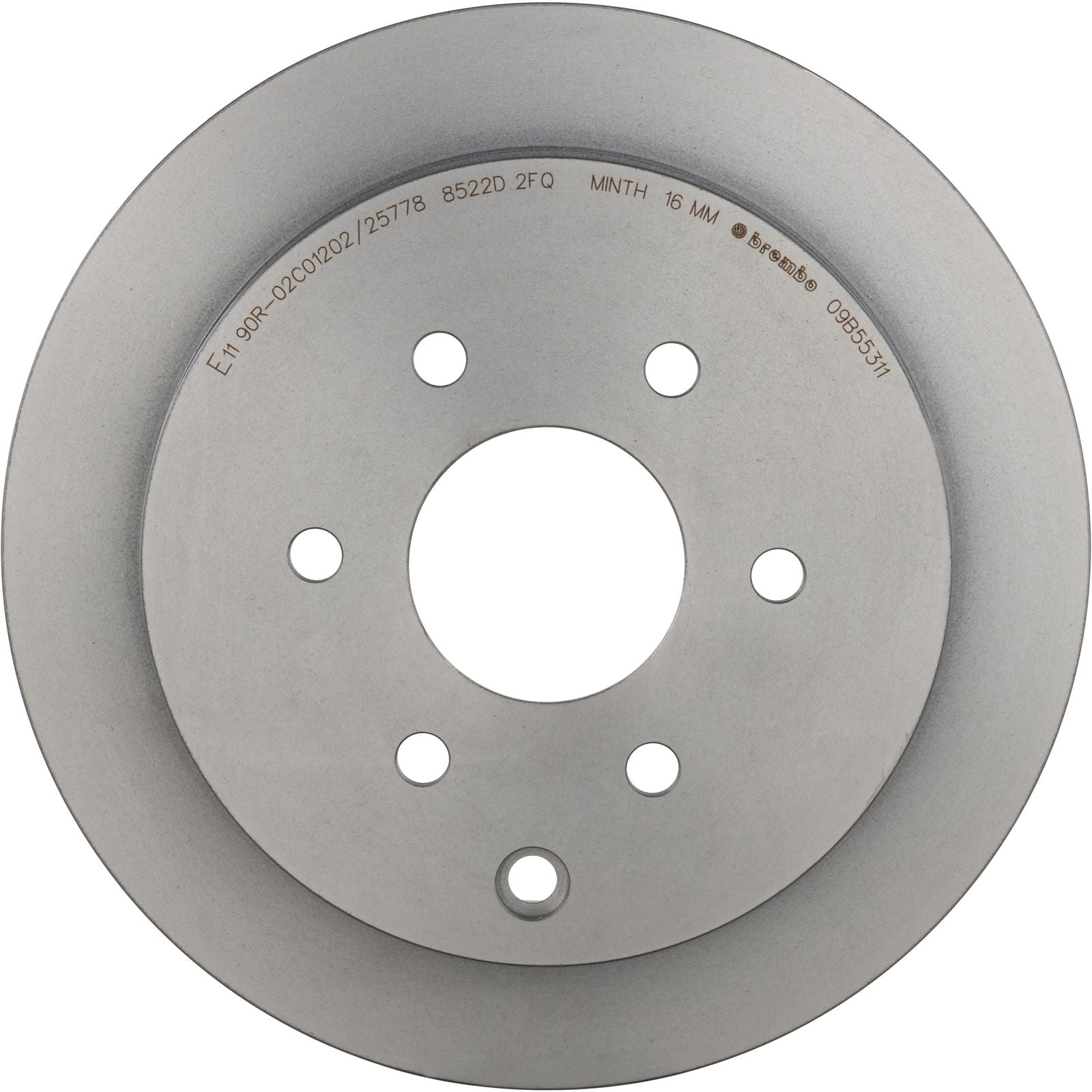 PRIME UV Coated Rear Disc Brake Rotor - 09.B553.11_03