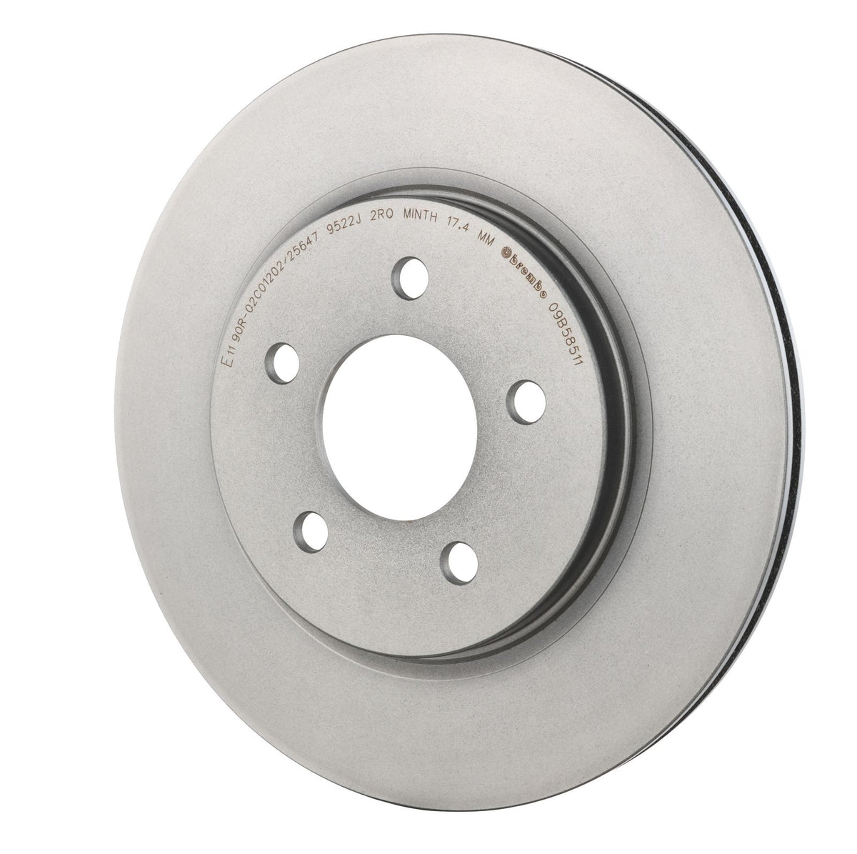 PRIME UV Coated Rear Disc Brake Rotor - 09.B585.11_09