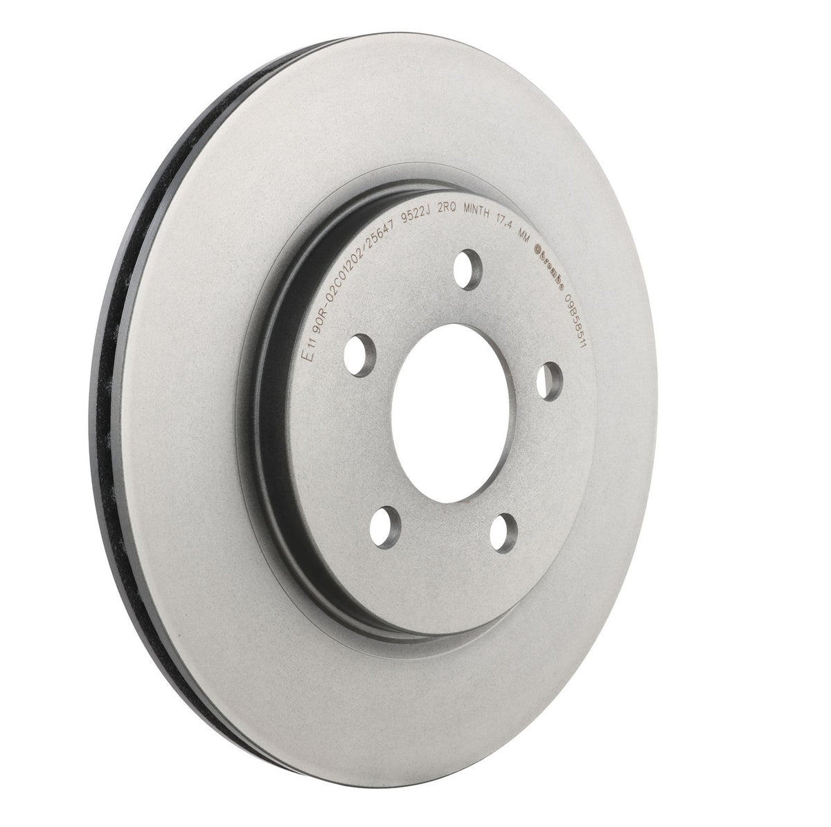PRIME UV Coated Rear Disc Brake Rotor - 09.B585.11_28