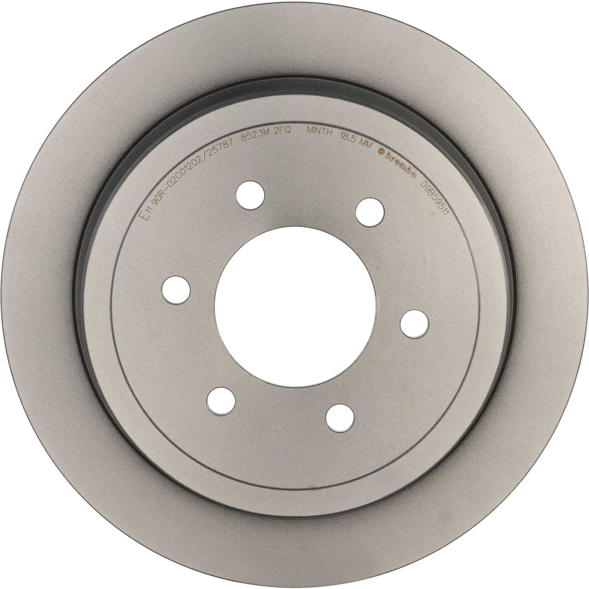 PRIME UV Coated Rear Disc Brake Rotor - 09.B595.11_02