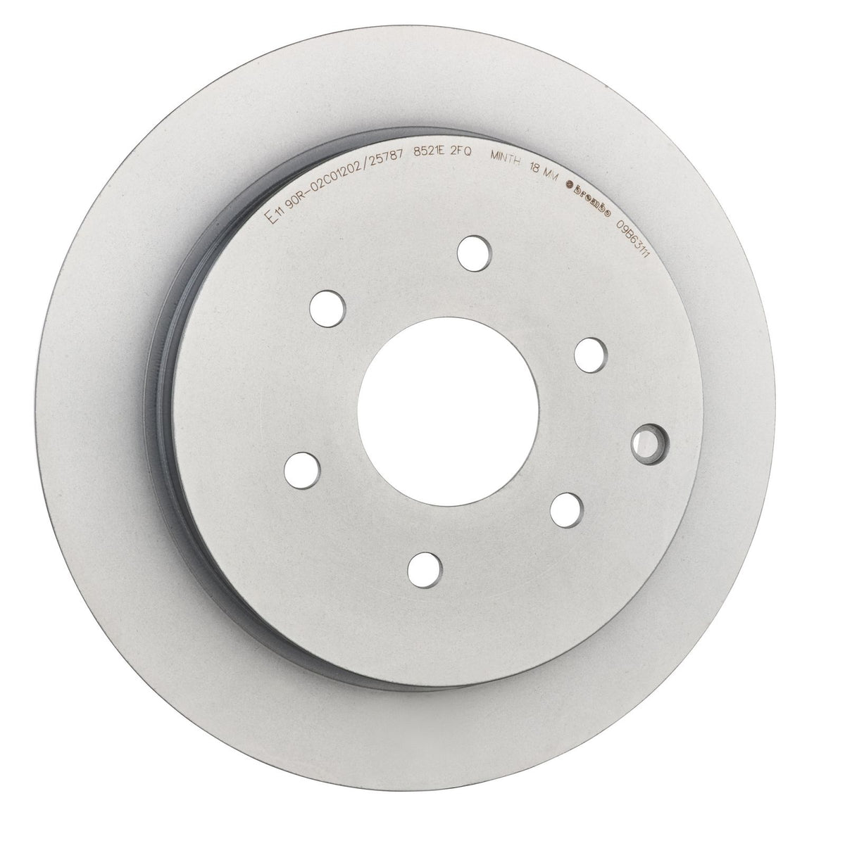 PRIME UV Coated Rear Disc Brake Rotor - 09.B631.11_30