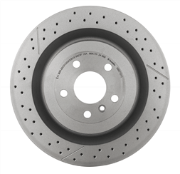 PRIME UV Coated Rear Disc Brake Rotor - 09.B710.11_25