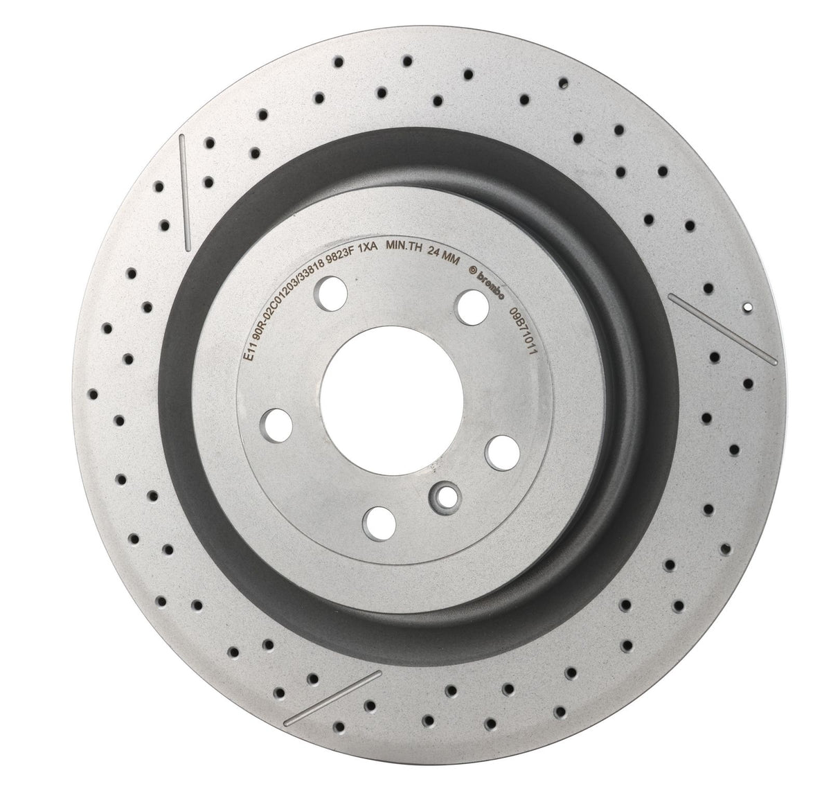 PRIME UV Coated Rear Disc Brake Rotor - 09.B710.11_02