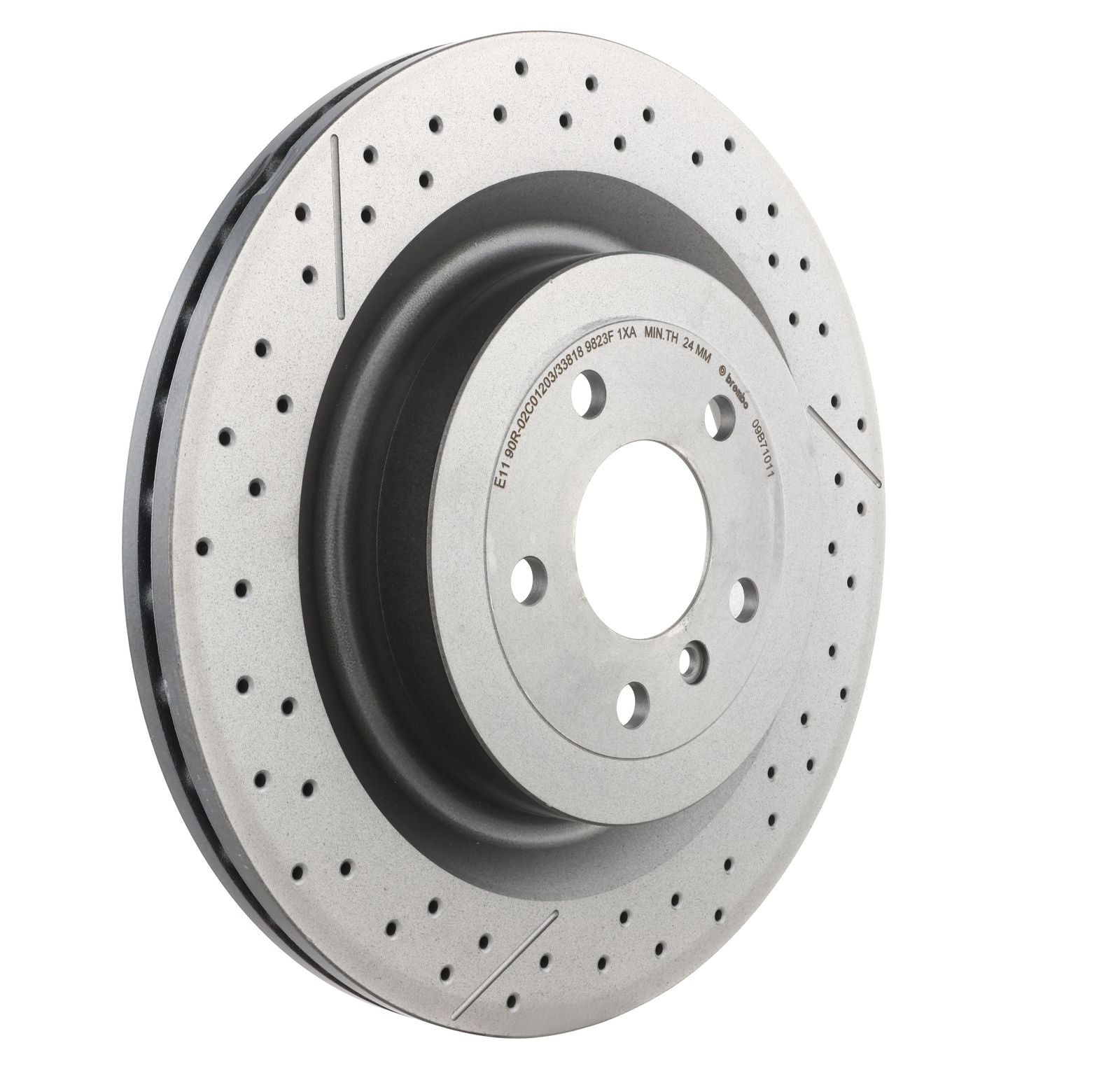 PRIME UV Coated Rear Disc Brake Rotor - 09.B710.11_22