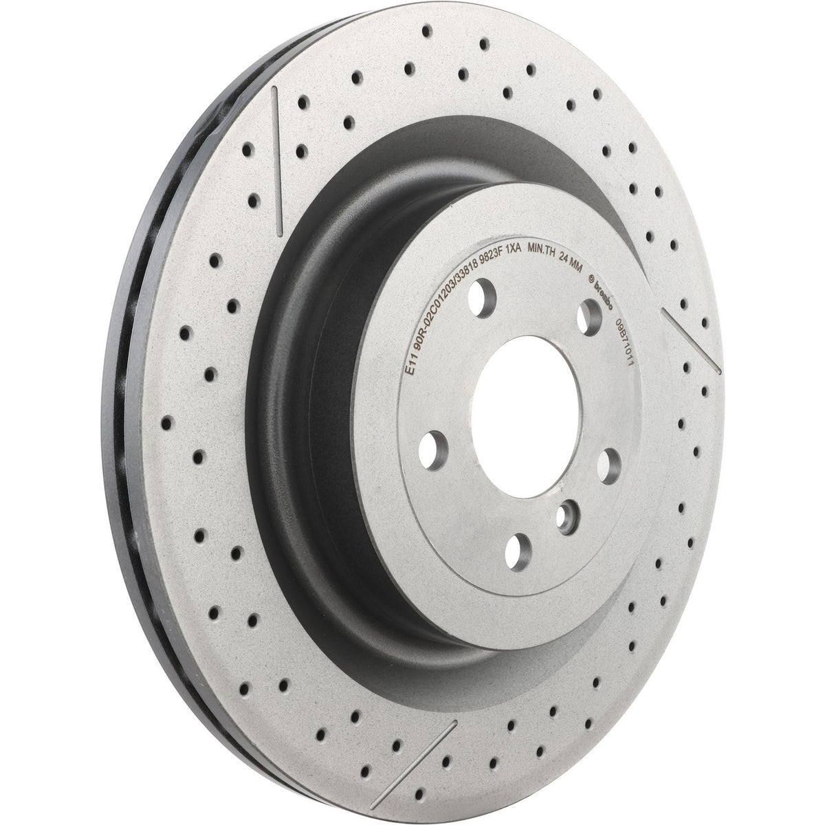 PRIME UV Coated Rear Disc Brake Rotor - 09.B710.11_26