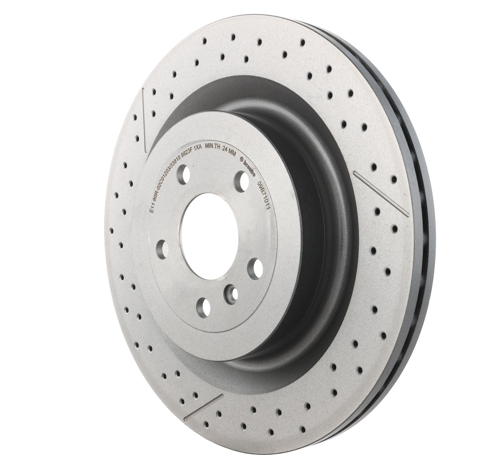 PRIME UV Coated Rear Disc Brake Rotor - 09.B710.11_04