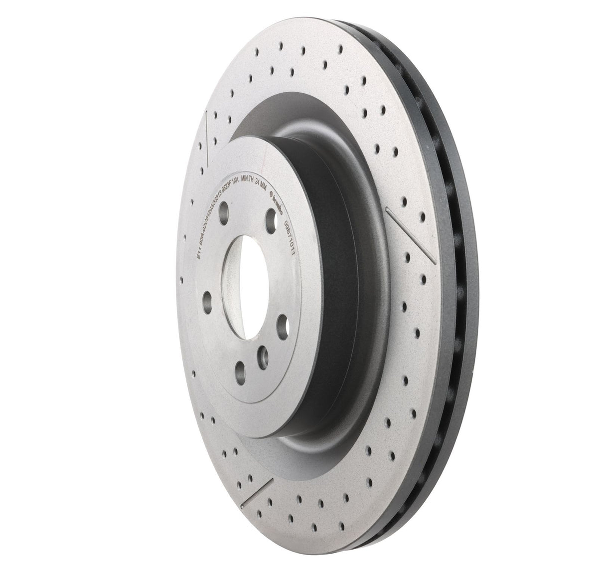 PRIME UV Coated Rear Disc Brake Rotor - 09.B710.11_05