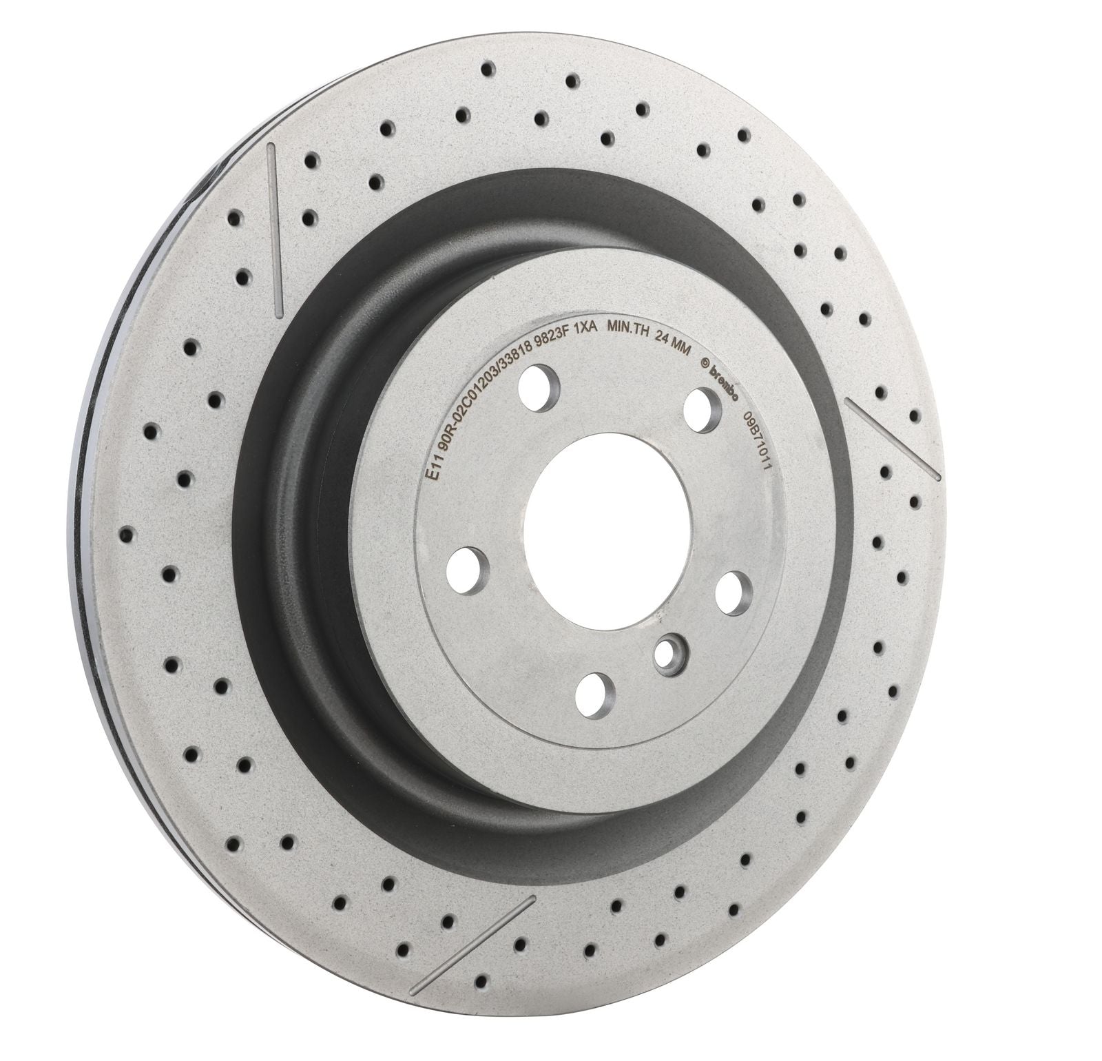 PRIME UV Coated Rear Disc Brake Rotor - 09.B710.11_23