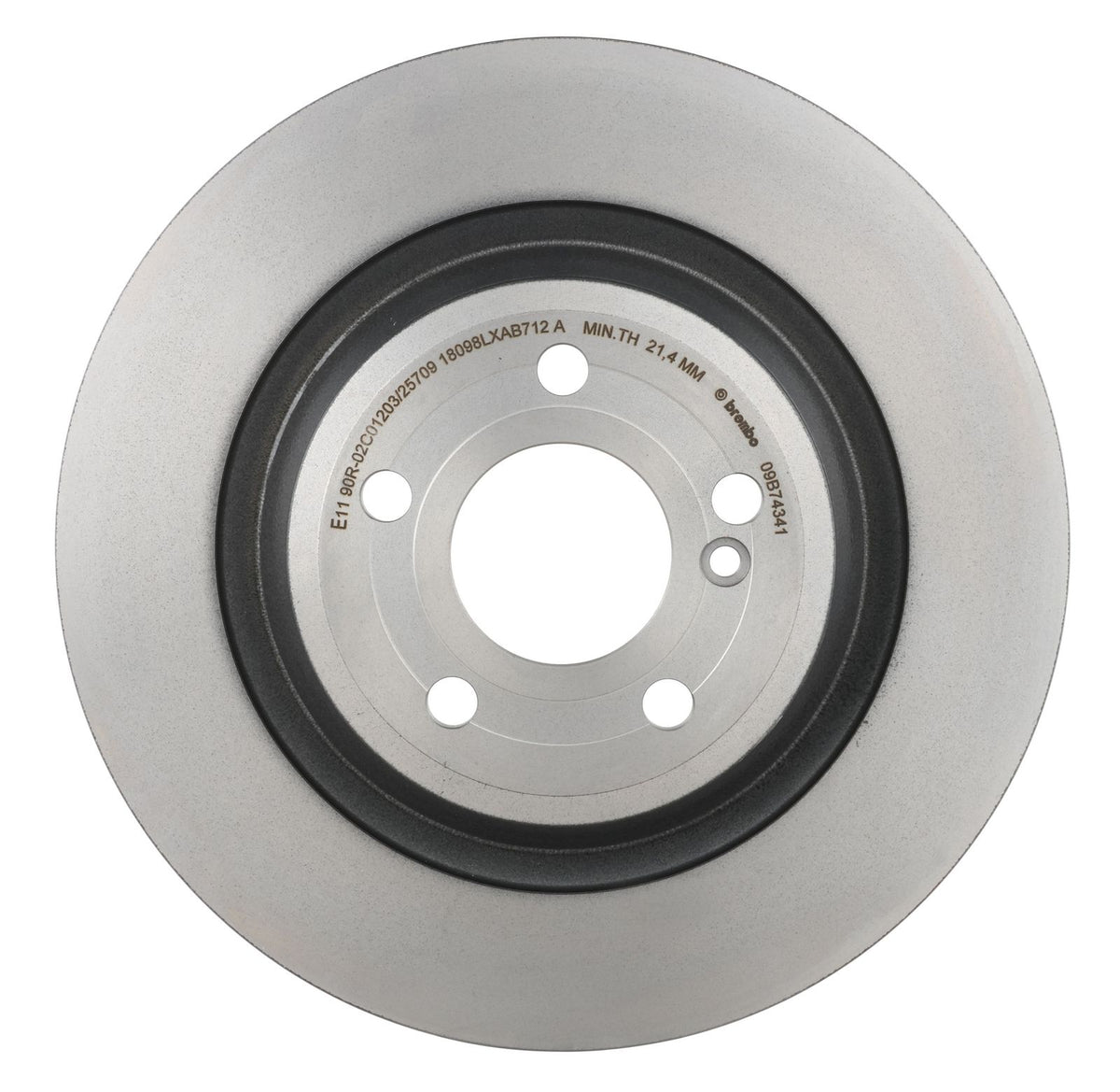 PRIME UV Coated Rear Disc Brake Rotor - 09.B743.41_01