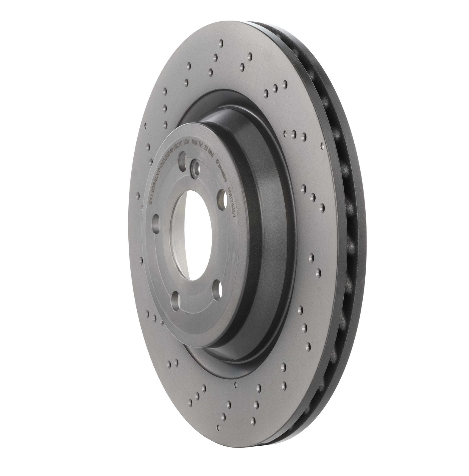 PRIME UV Coated Rear Disc Brake Rotor - 09.B743.51_06