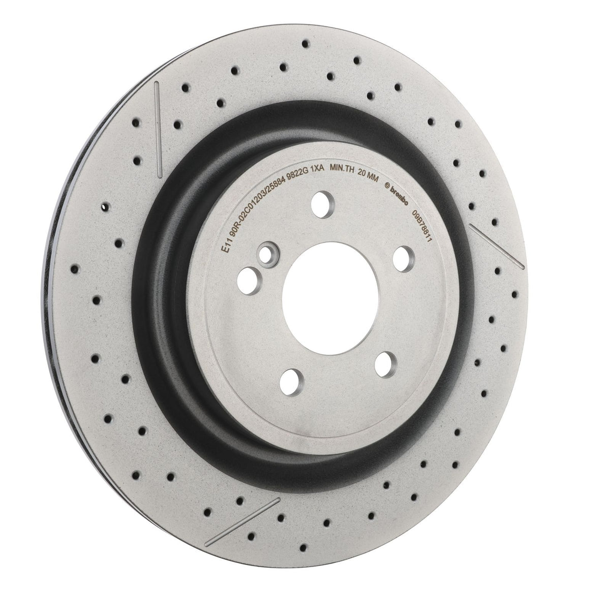 PRIME UV Coated Rear Disc Brake Rotor - 09.B788.11_24