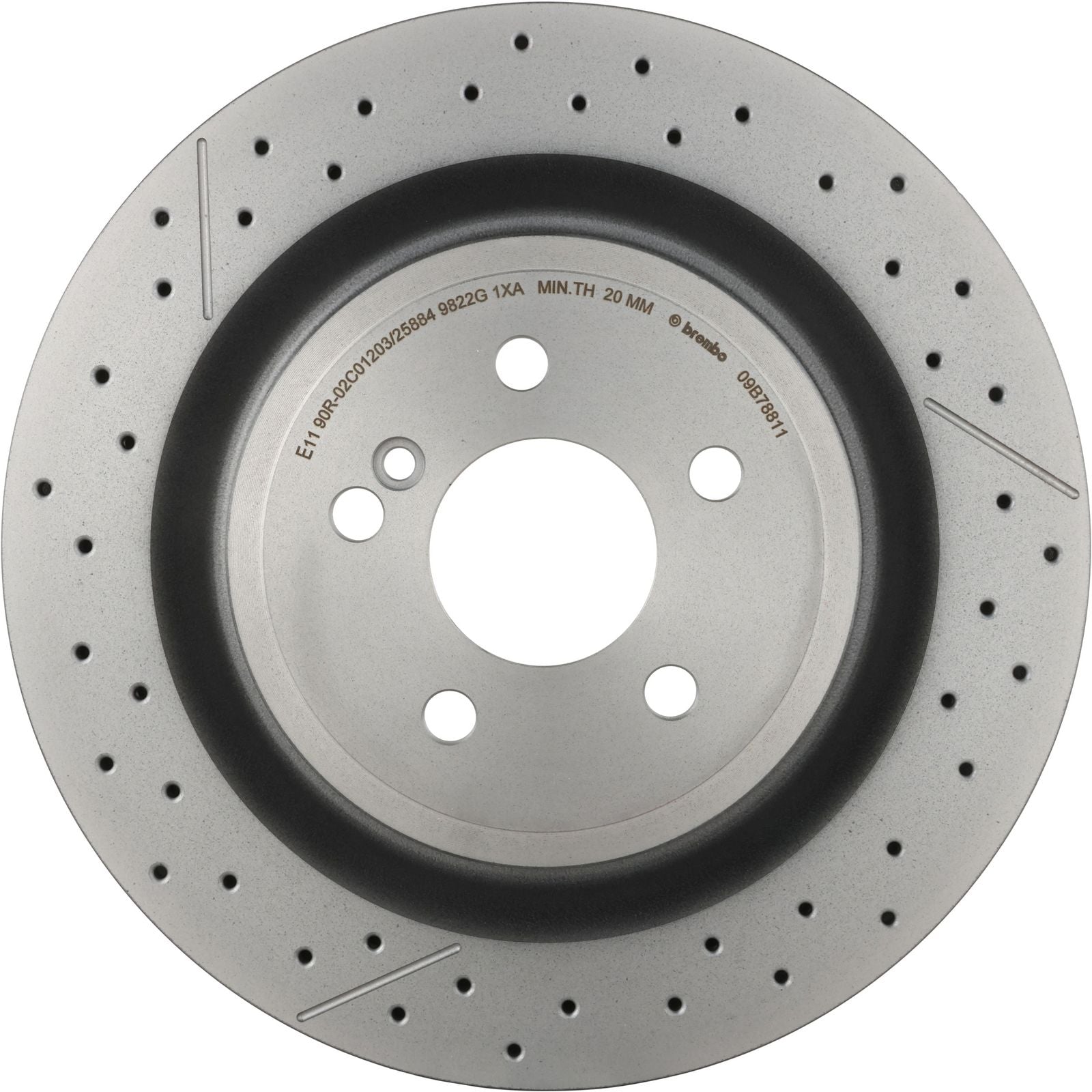 PRIME UV Coated Rear Disc Brake Rotor - 09.B788.11_03