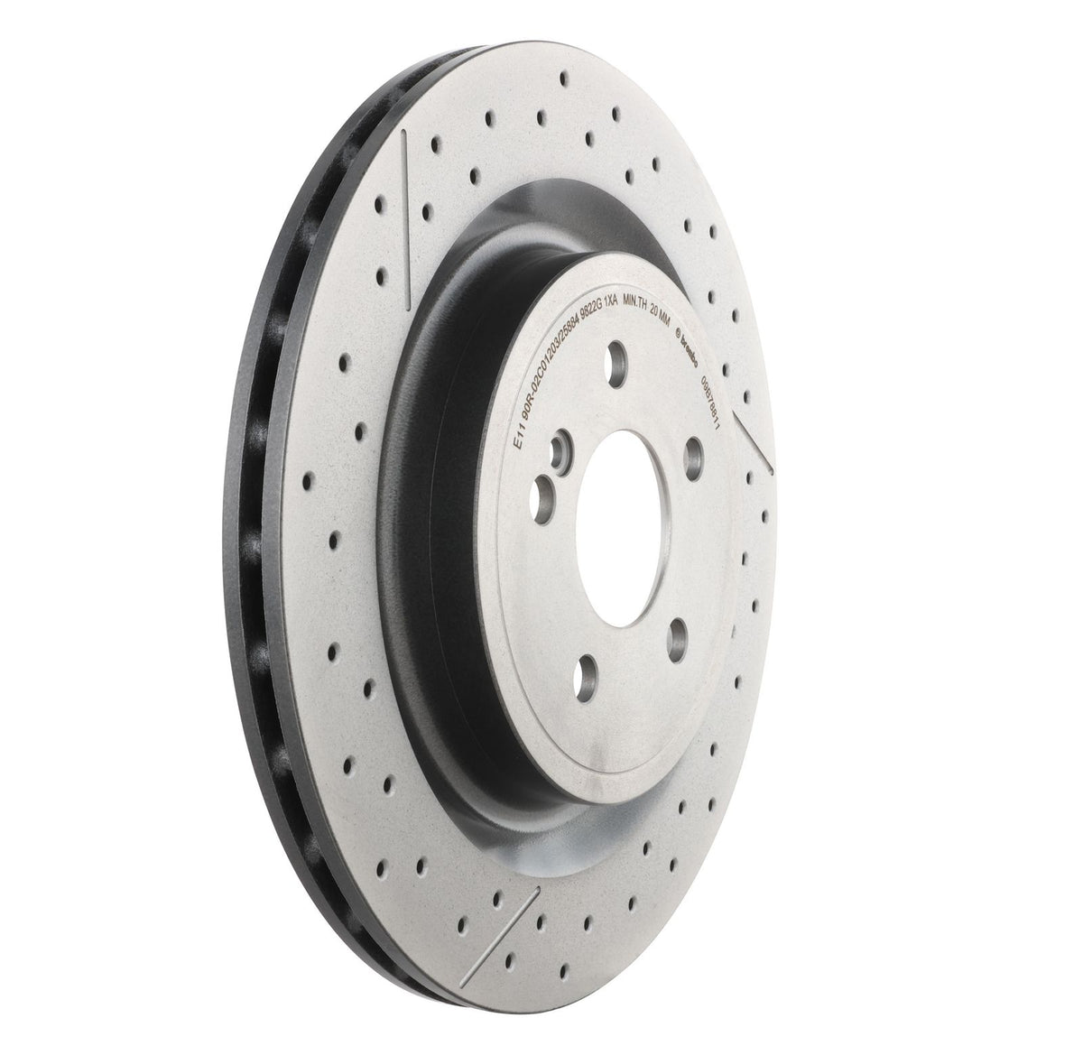 PRIME UV Coated Rear Disc Brake Rotor - 09.B788.11_22