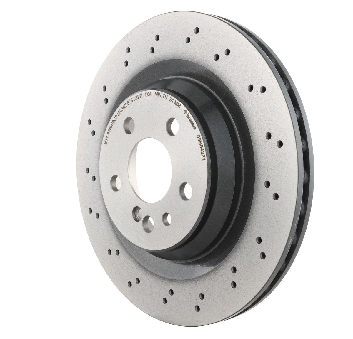 PRIME UV Coated Rear Disc Brake Rotor - 09.B842.21_05