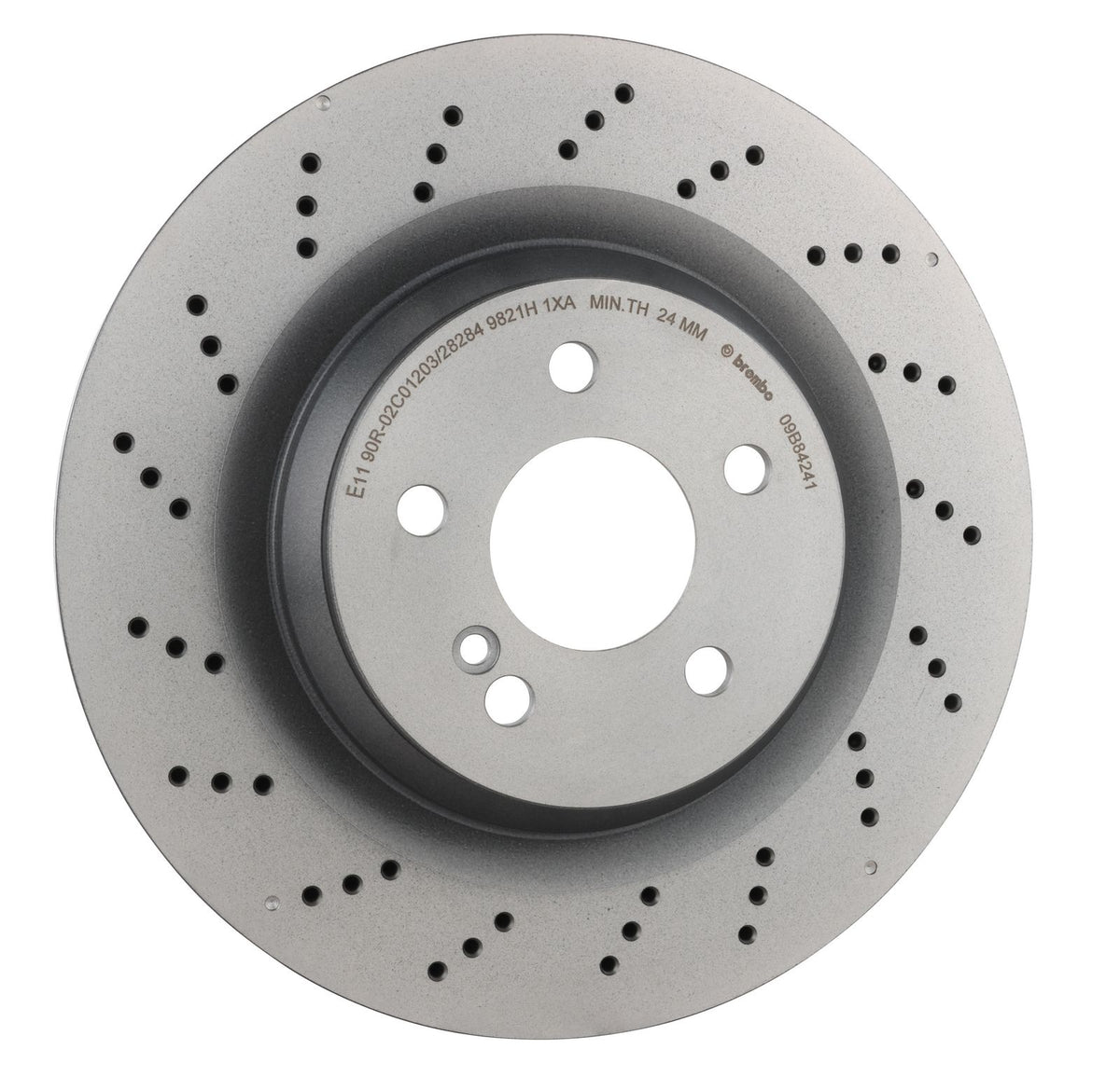 PRIME UV Coated Rear Disc Brake Rotor - 09.B842.41_25