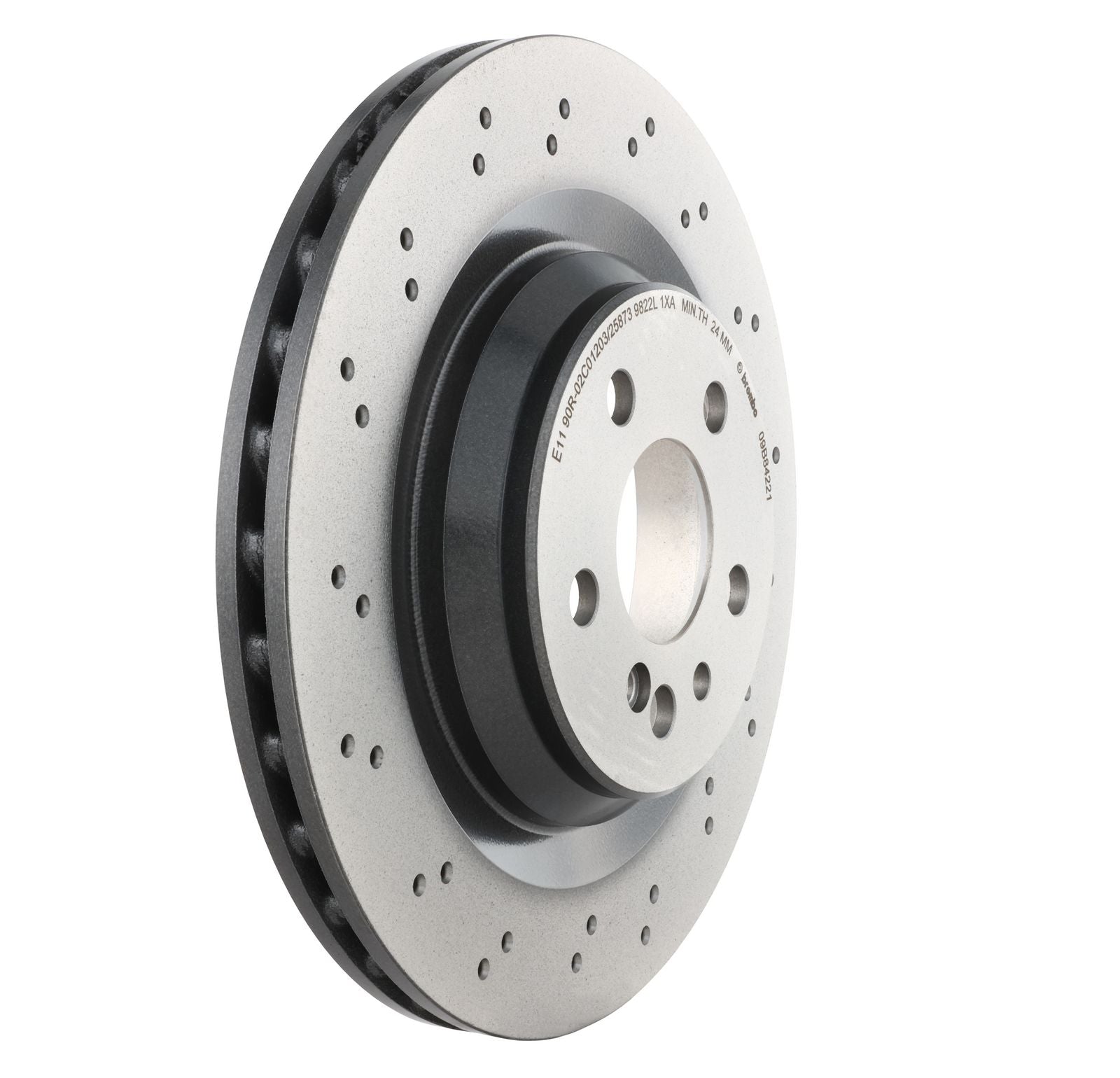 PRIME UV Coated Rear Disc Brake Rotor - 09.B842.21_22