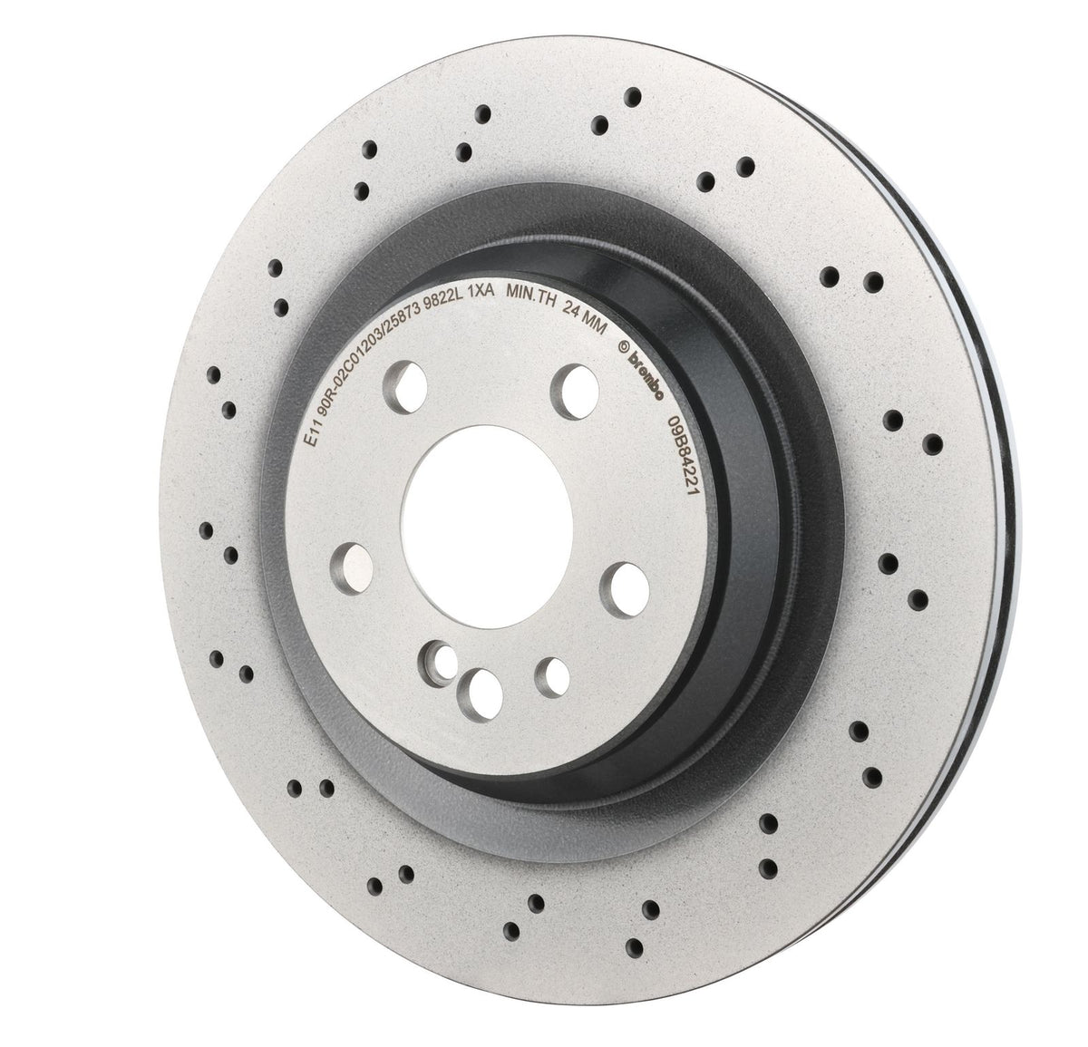 PRIME UV Coated Rear Disc Brake Rotor - 09.B842.21_04