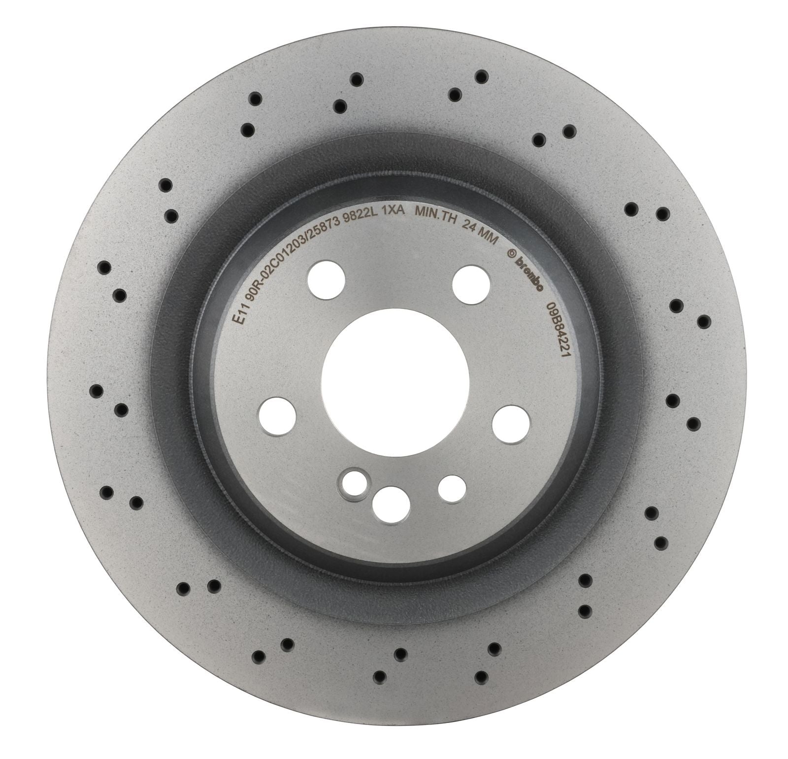 PRIME UV Coated Rear Disc Brake Rotor - 09.B842.21_02