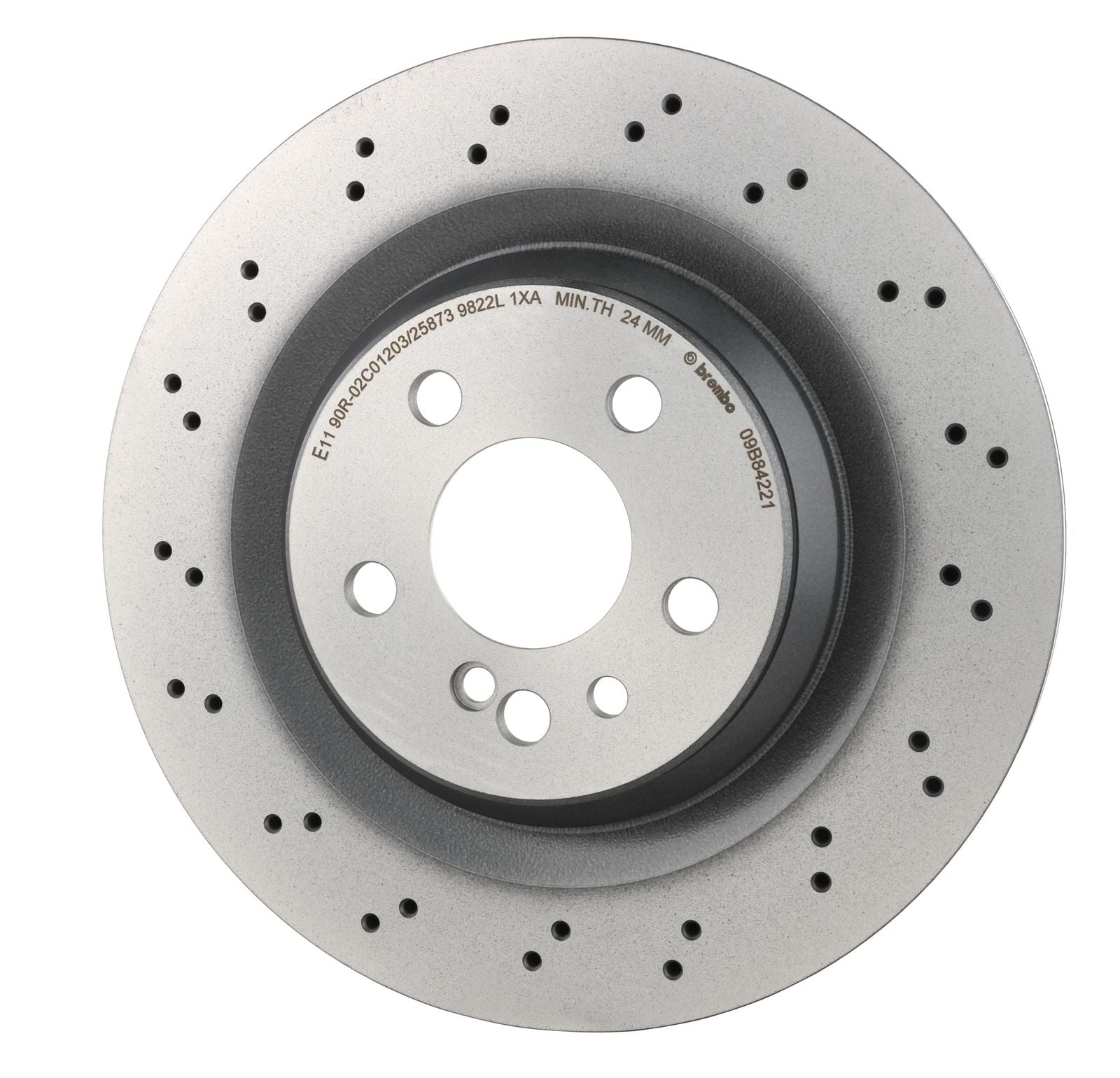 PRIME UV Coated Rear Disc Brake Rotor - 09.B842.21_03
