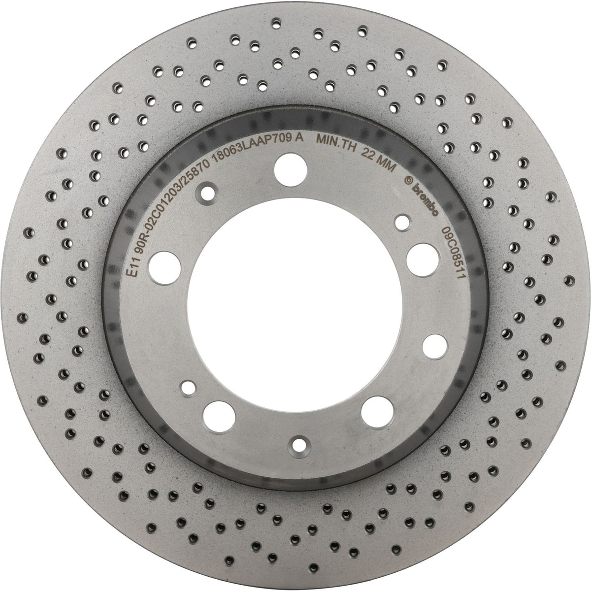 PRIME UV Coated Rear Disc Brake Rotor - 09.C085.11_03