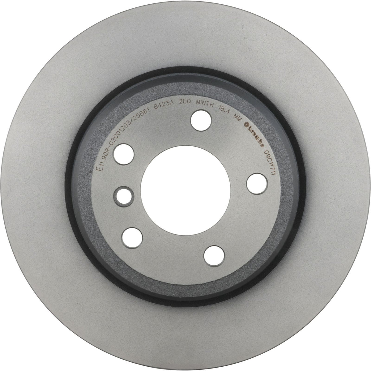 PRIME UV Coated Rear Disc Brake Rotor - 09.C117.11_04