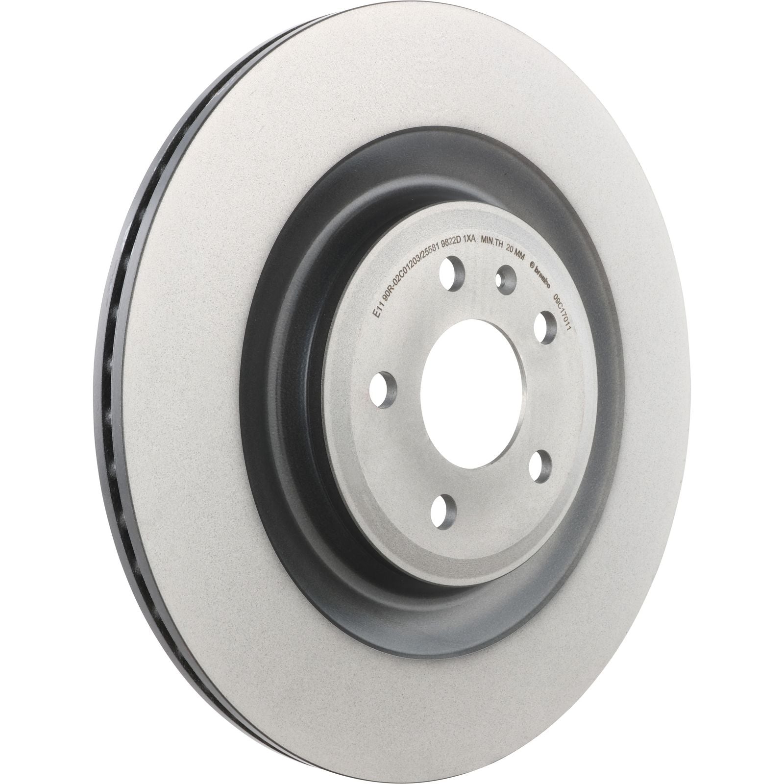 PRIME UV Coated Rear Disc Brake Rotor - 09.C170.11_01