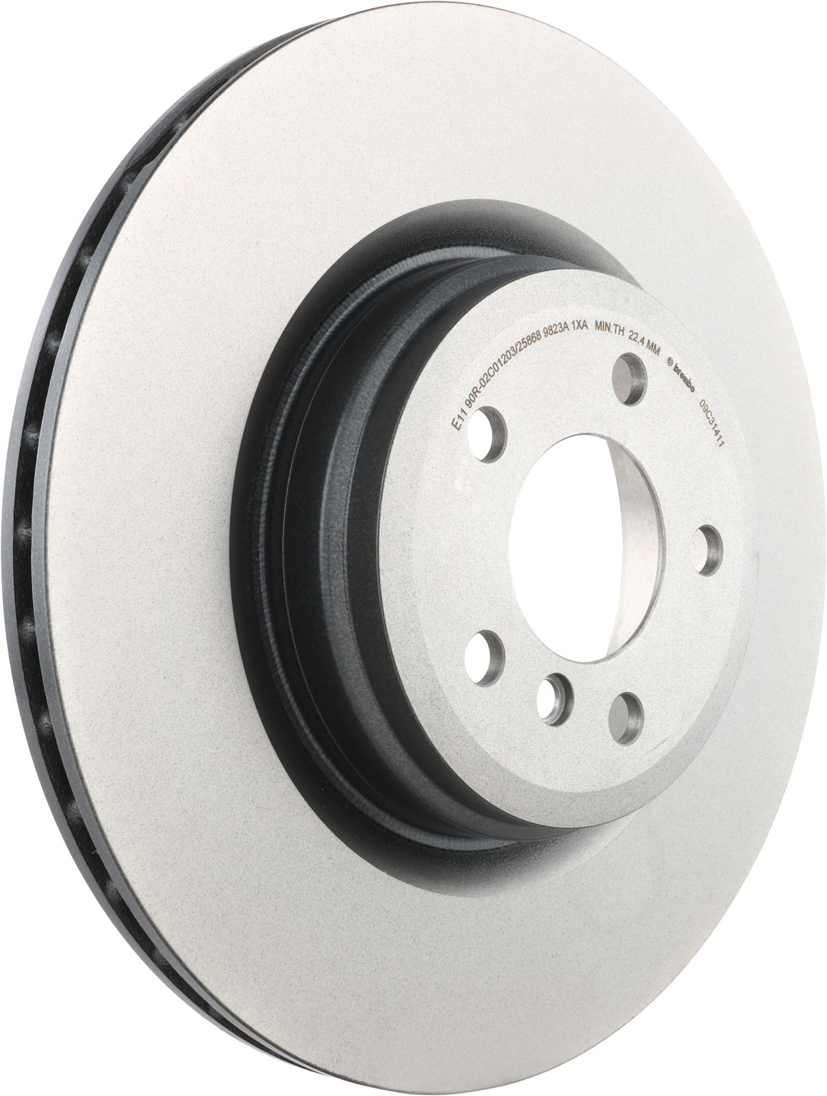PRIME UV Coated Rear Disc Brake Rotor - 09.C314.11_01