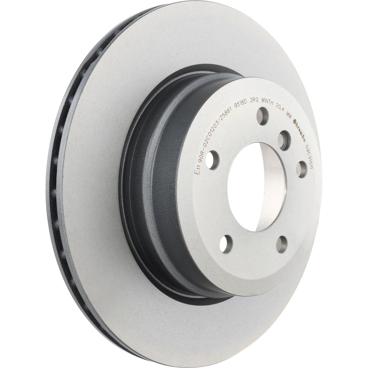 PRIME UV Coated Rear Disc Brake Rotor - 09.C315.11_02