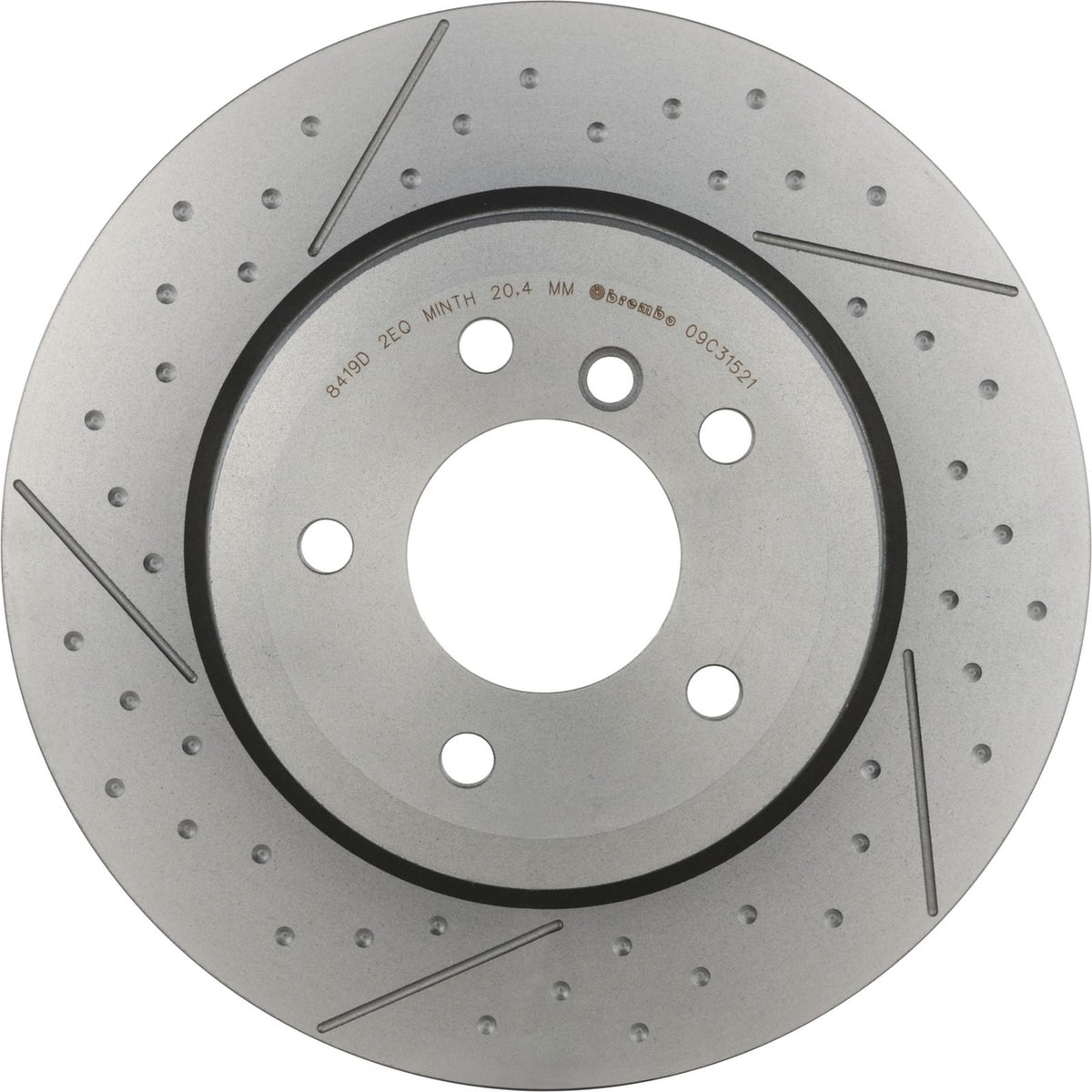 PRIME UV Coated Rear Disc Brake Rotor - 09.C315.21_03