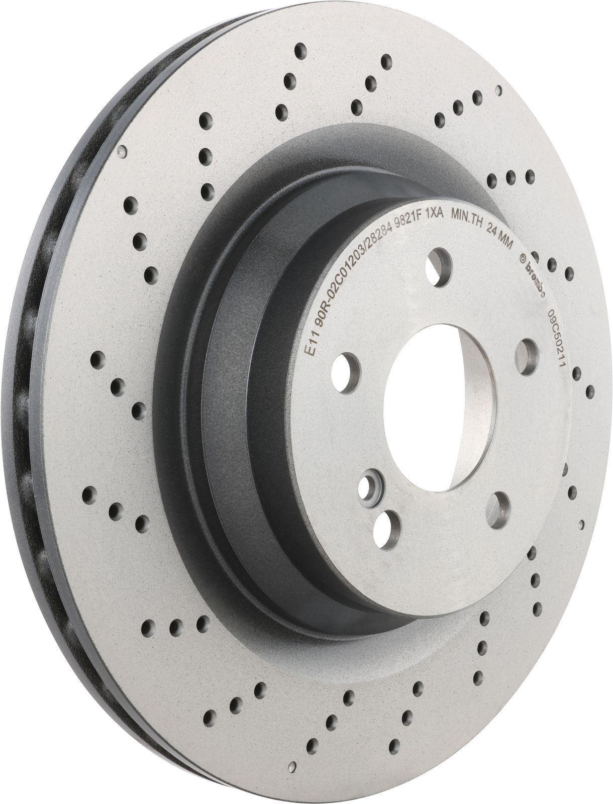 PRIME UV Coated Rear Disc Brake Rotor - 09.C502.11_01
