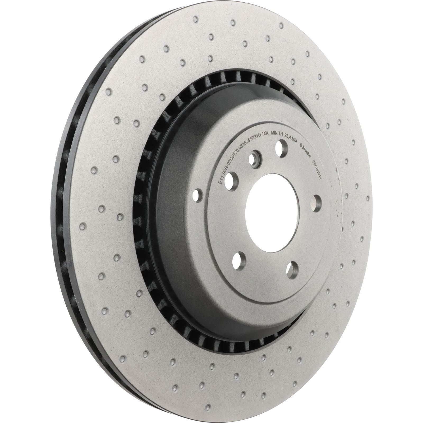 PRIME UV Coated Rear Disc Brake Rotor - 09.C660.11_01