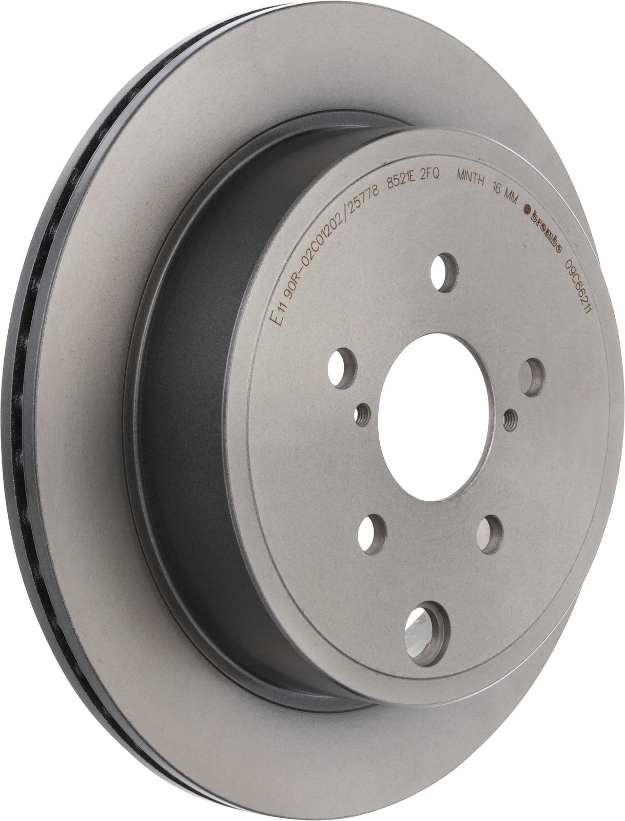 PRIME UV Coated Rear Disc Brake Rotor - 09.C662.11_01
