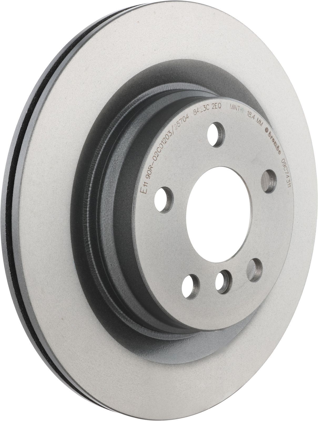 PRIME UV Coated Rear Disc Brake Rotor - 09.C743.11_01