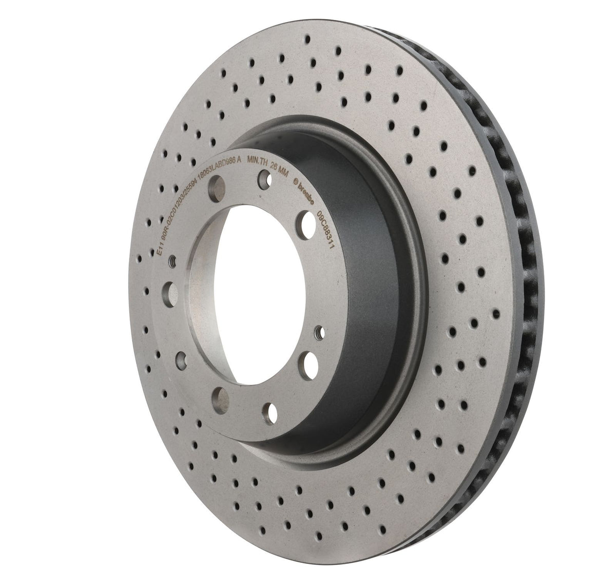 PRIME UV Coated Rear Disc Brake Rotor - 09.C883.11_10
