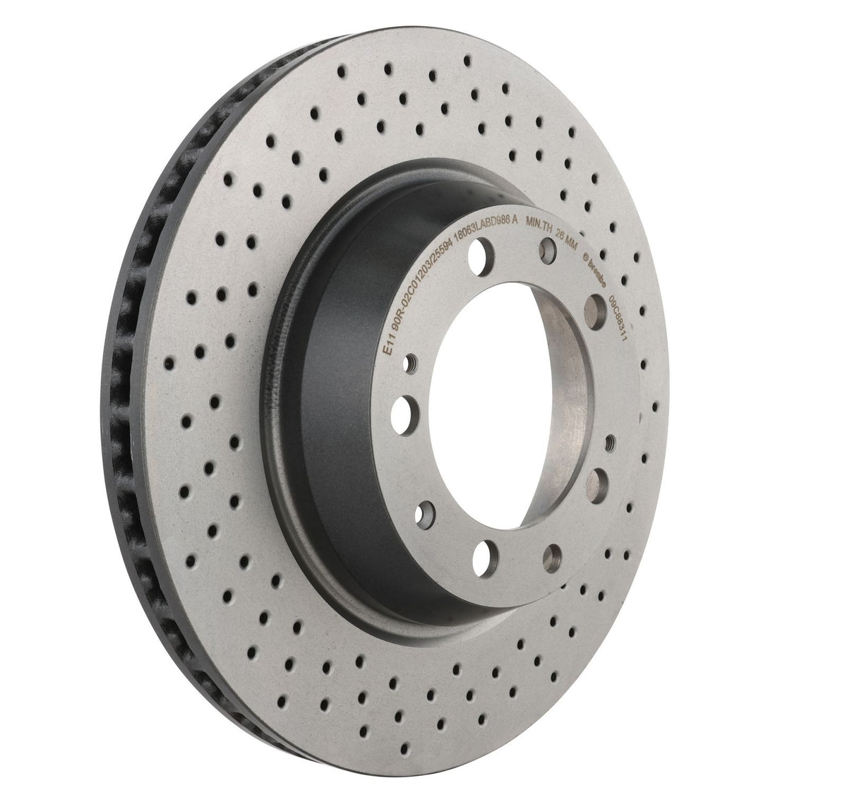PRIME UV Coated Rear Disc Brake Rotor - 09.C883.11_28