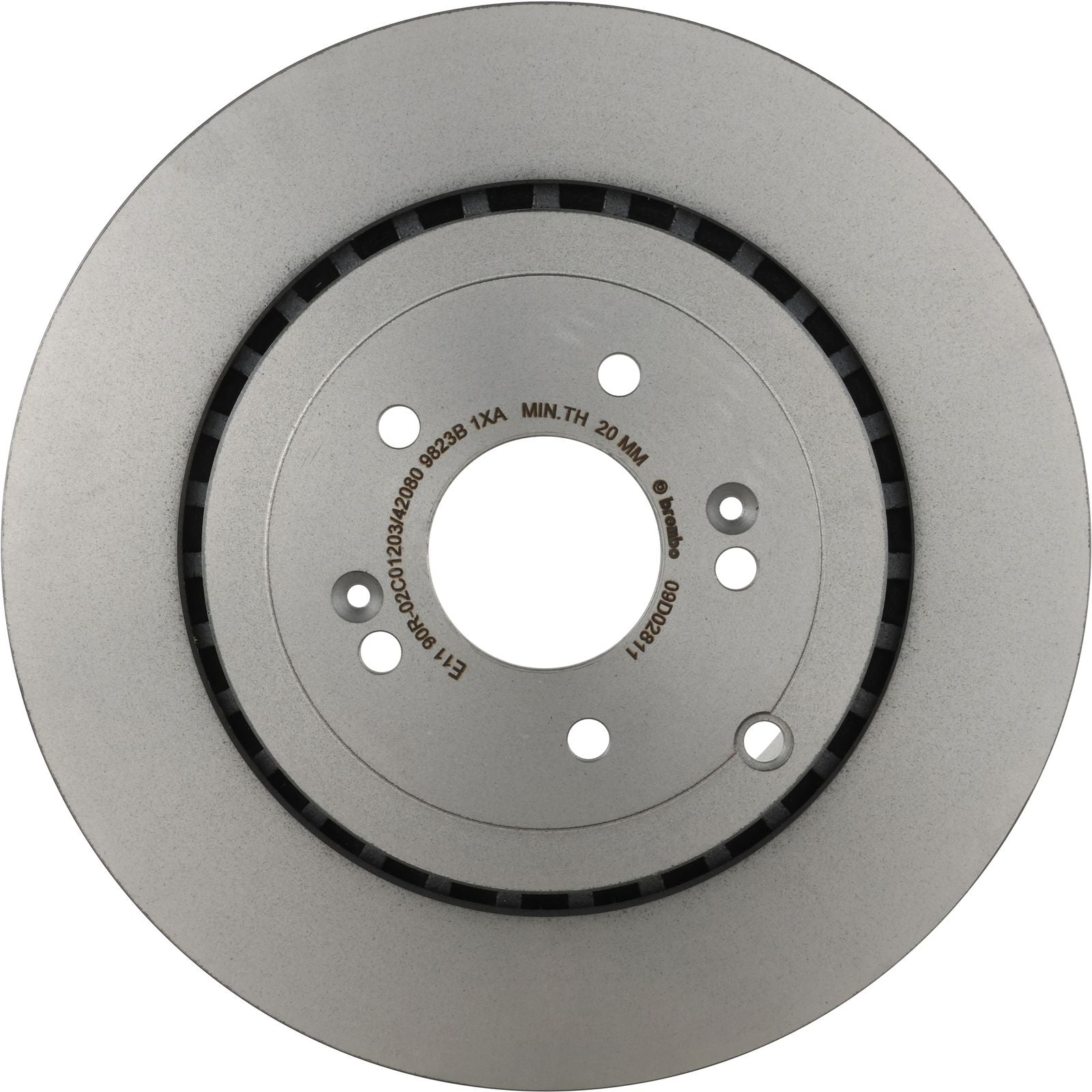 PRIME UV Coated Rear Disc Brake Rotor - 09.D028.11_03