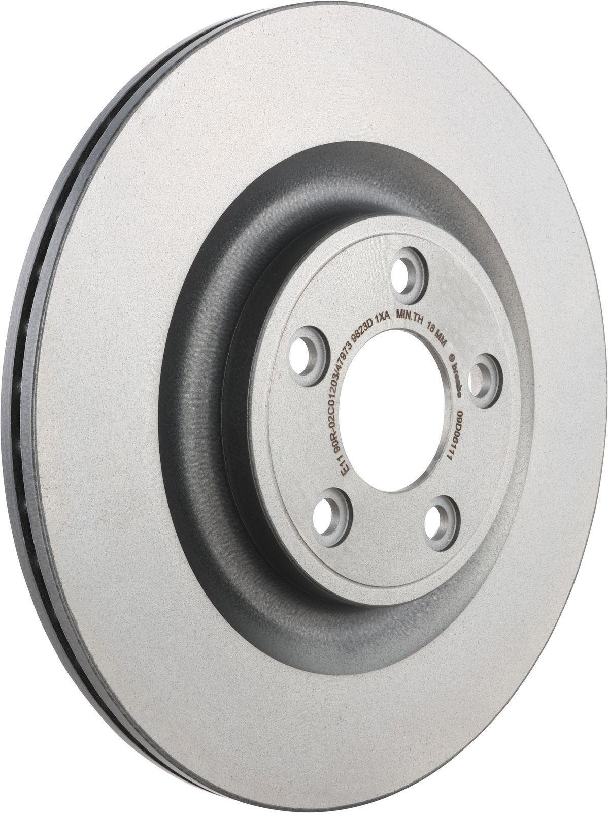 PRIME UV Coated Rear Disc Brake Rotor - 09.D061.11_01