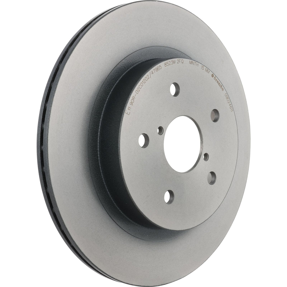 PRIME UV Coated Rear Disc Brake Rotor - 09.D246.11_01