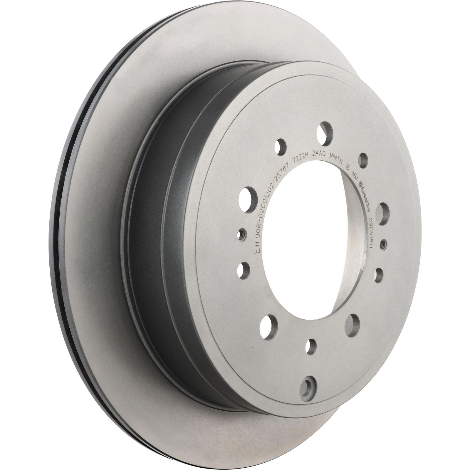 PRIME UV Coated Rear Disc Brake Rotor - 09.D618.11_01