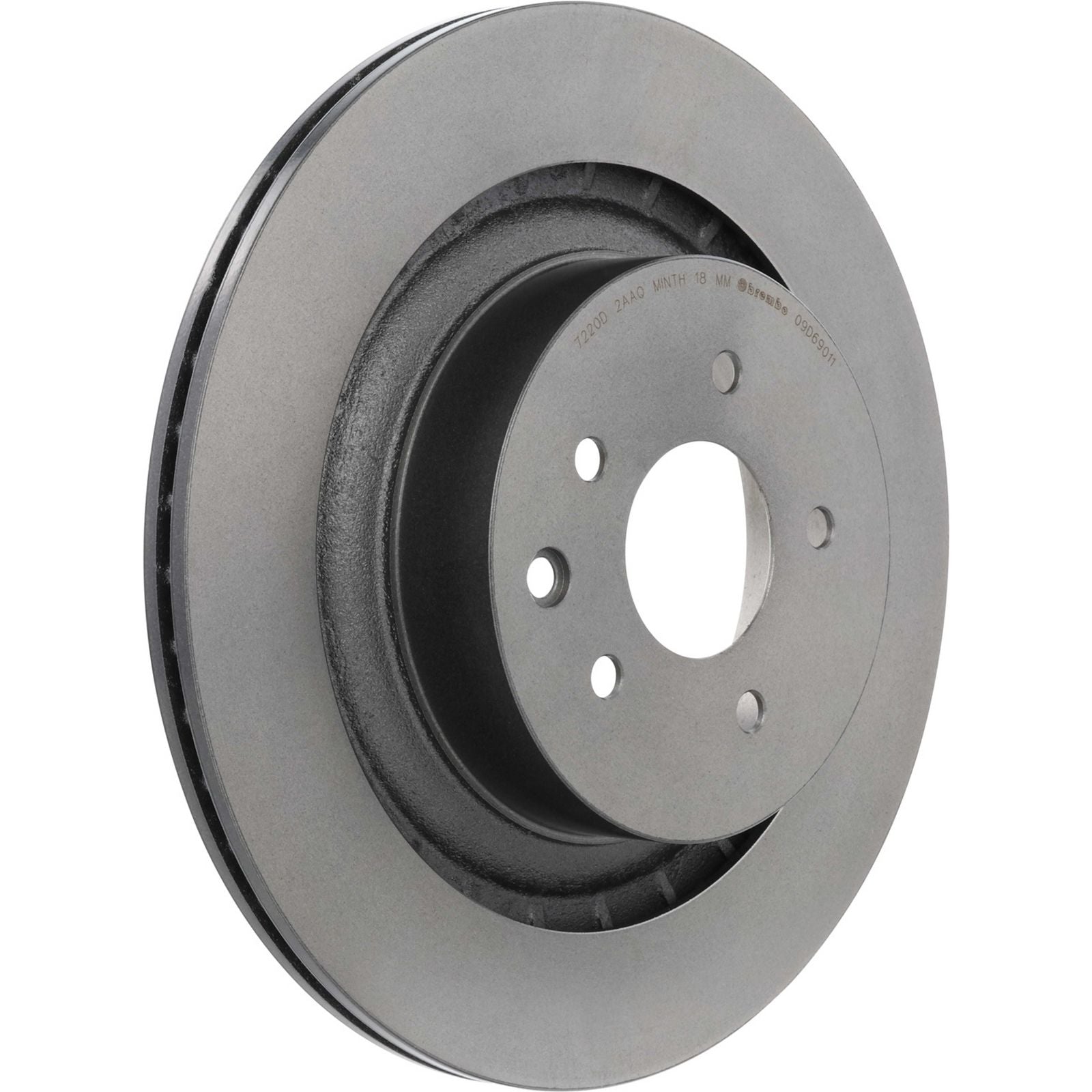 PRIME UV Coated Rear Disc Brake Rotor - 09.D690.11_01