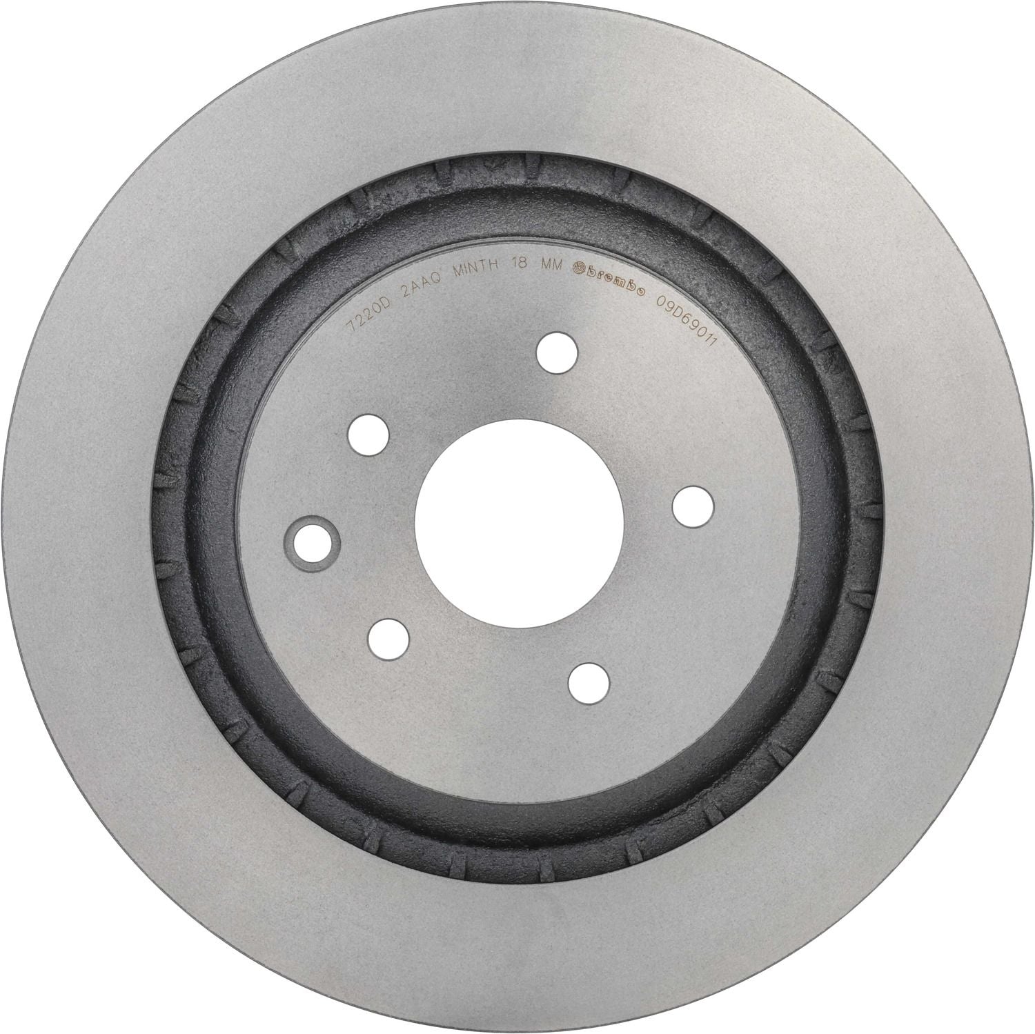 PRIME UV Coated Rear Disc Brake Rotor - 09.D690.11_03