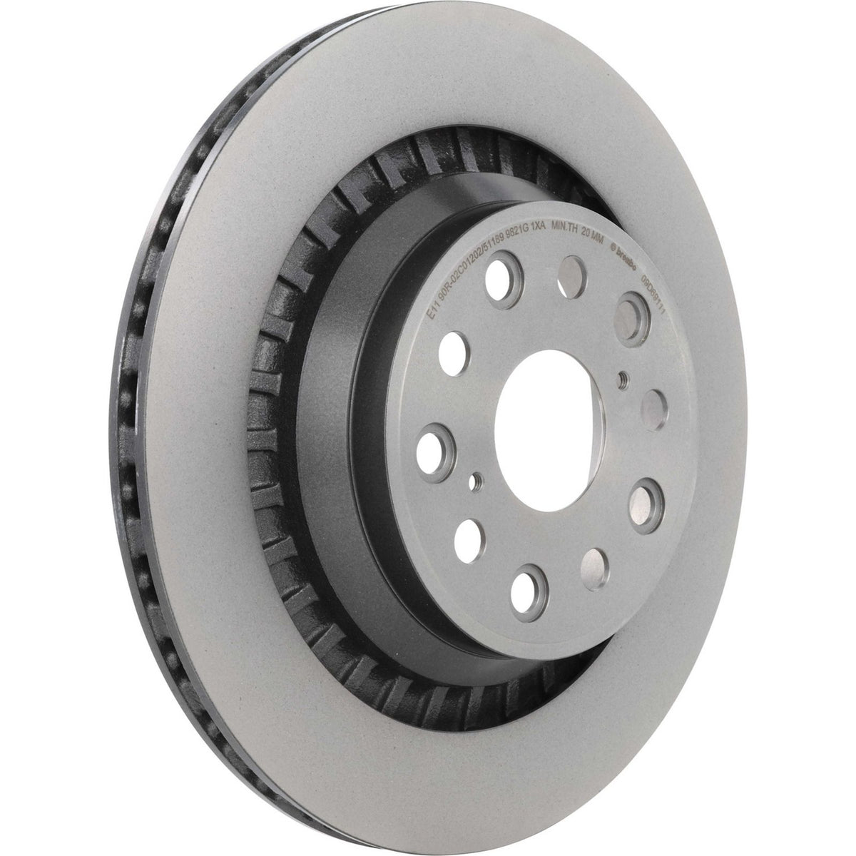 PRIME UV Coated Rear Disc Brake Rotor - 09.D691.11_01