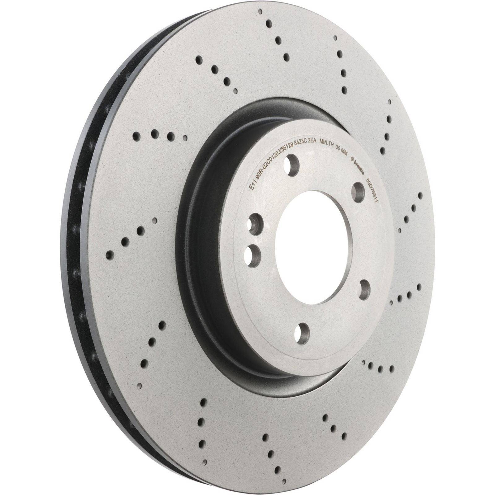 PRIME UV Coated Rear Disc Brake Rotor - 09.D763.11_01