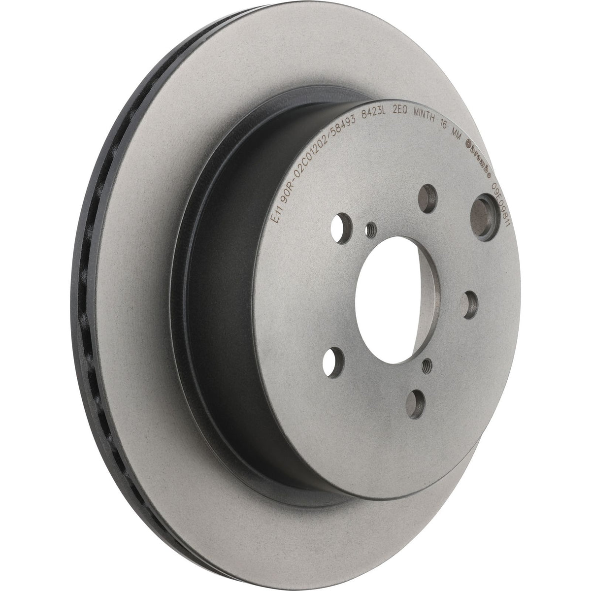 PRIME UV Coated Rear Disc Brake Rotor - 09.E098.11_01