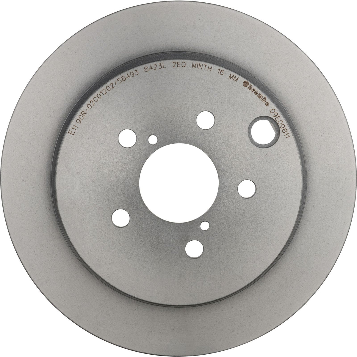 PRIME UV Coated Rear Disc Brake Rotor - 09.E098.11_03