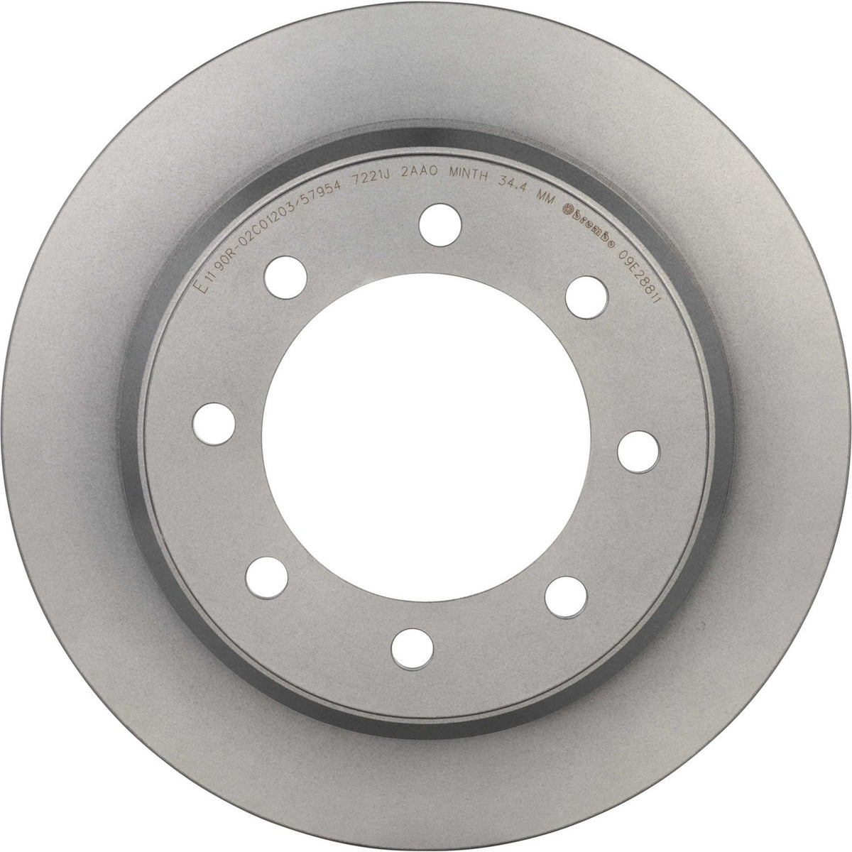 PRIME UV Coated Rear Disc Brake Rotor - 09.E288.11_03