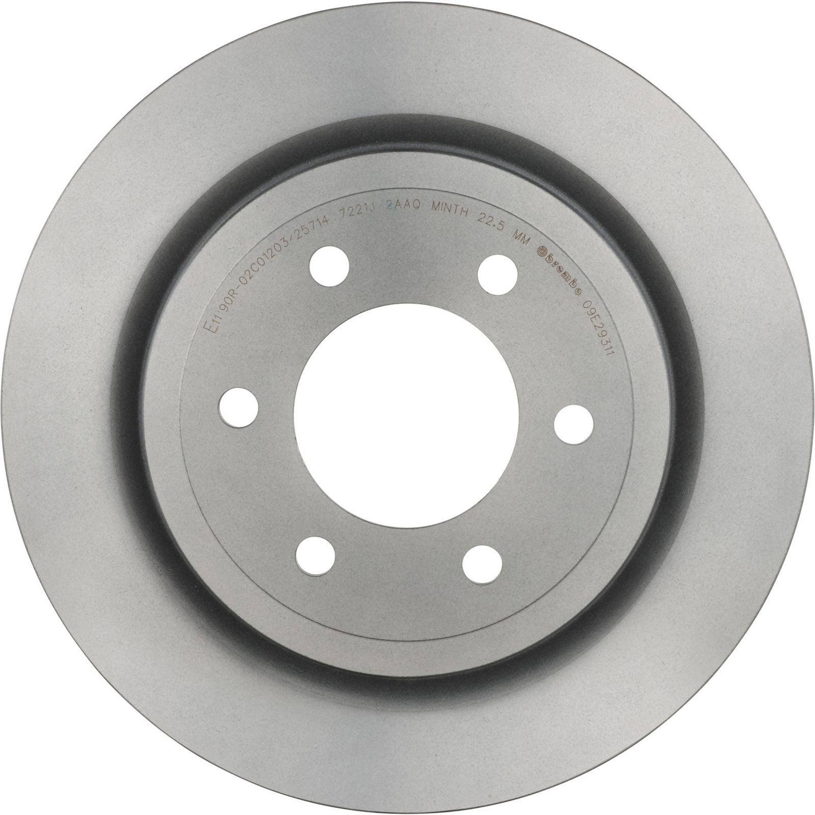 PRIME UV Coated Rear Disc Brake Rotor - 09.E293.11_03