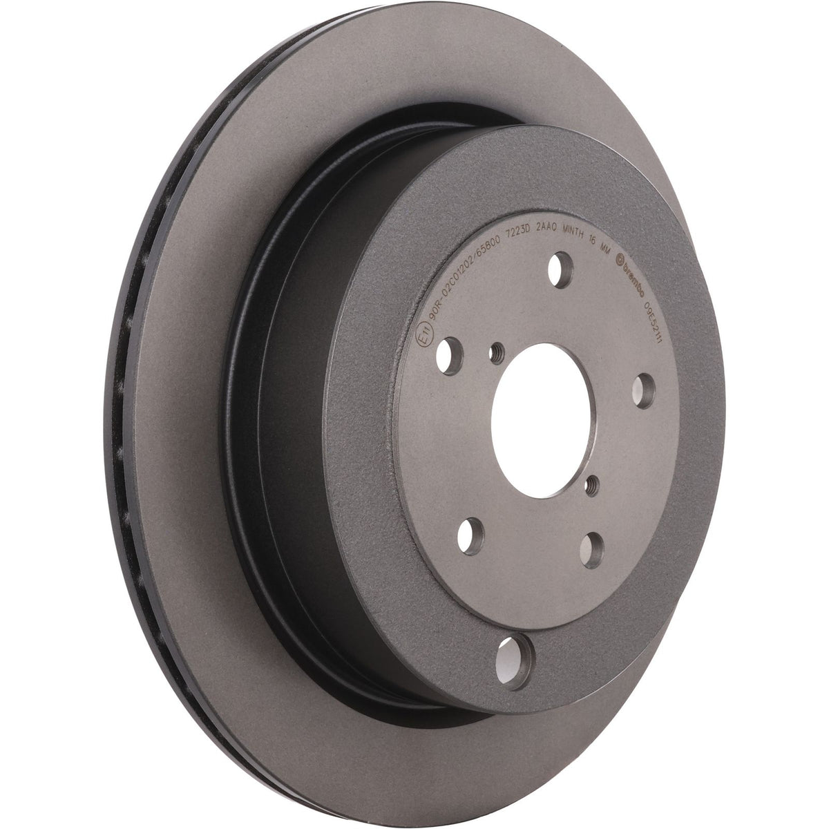PRIME UV Coated Rear Disc Brake Rotor - 09.E521.11_01