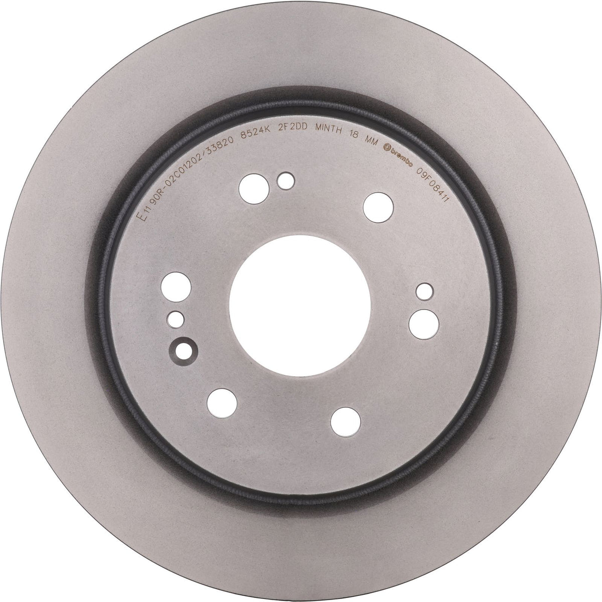 PRIME UV Coated Rear Disc Brake Rotor - 09.F084.11_04