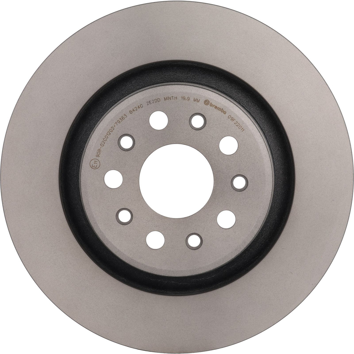 PRIME UV Coated Rear Disc Brake Rotor - 09.F220.11_02